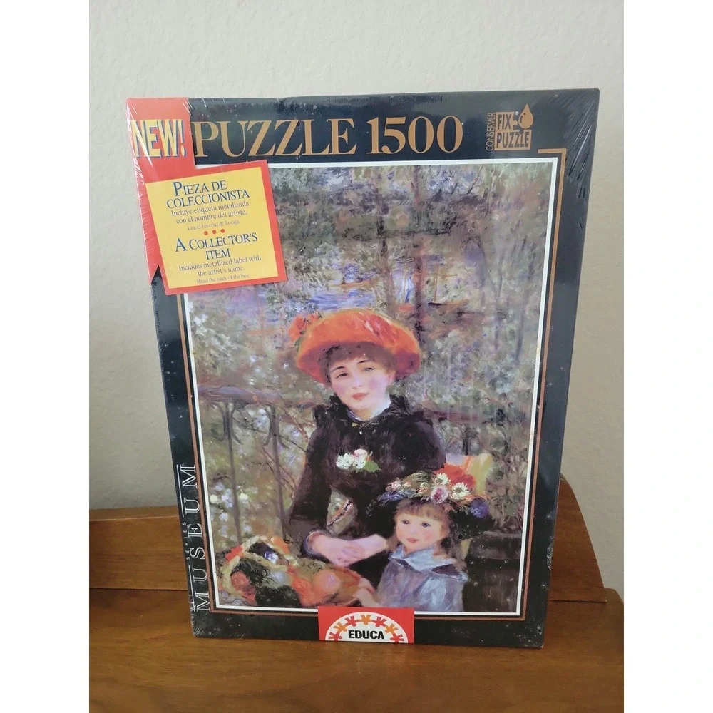 Pierre Auguste Renoir 1500 Piece Jigsaw Puzzle Educa Museum Series Sealed READ